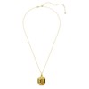 Collier Swarovski Lucent doré octogone jaune - vue V3