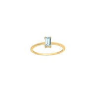 Bague topaze bleue sky blue