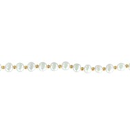 Bracelet perles et boules or jaune 18 carats