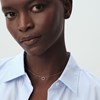 Collier Agatha Rondou argent - vue V2