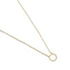 Collier Agatha Rondou argent doré - vue V1
