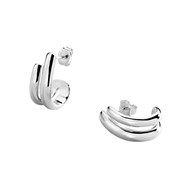 Boucles d'oreilles Agatha Trijonc demi-créoles