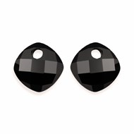 Pierres boucles d'oreilles Sparkling jewels
onyx forme coussin