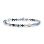 Bracelet Sparkling Jewels aventurine argent