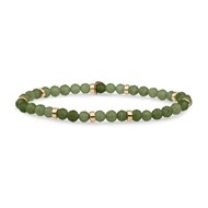 Bracelet Sparkling Jewels Interstellaire Rond
Lime jade Argent plaqué or