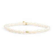 Bracelet Sparkling Jewels Saturne Small
Nacre Argent plaqué or