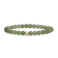 Bracelet Sparkling Jewels Saturne Large
Lime Jade argent plaqué or