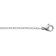 Chaîne Brillaxis acier argenté
50cm