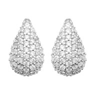 Boucles d'oreilles Brillaxis Goutte argent OZ