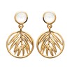 Boucles d'oreilles Brillaxis plaqué or
Nacre feuille - vue V1