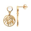 Boucles d'oreilles Brillaxis plaqué or
Nacre feuille - vue V3