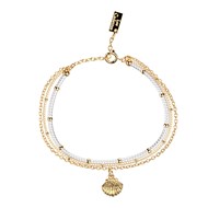 Bracelet multirang Les Cadettes Coquille St Jacques