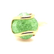 Bague Andréa Marzzini dorée Ice Péridot