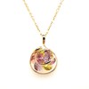 Collier Andréa Marazzini Ninfea fuschia - vue V2