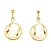 Boucles d'oreilles Andréa Marazzini Ice white opale - vue V2