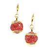 Boucles d'oreilles Andrea Marazzini doré Ice Fuchsia - vue V1