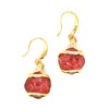 Boucles d'oreilles Andrea Marazzini doré Ice Fuchsia - vue V2