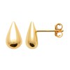 Boucles d'oreilles Brillaxis Gouttes plaqué or - vue V3