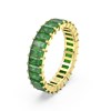 Bague Swarovski Matrix verte 52 - vue V2