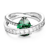 Bague cocktail Swarovski Hyperbola 55