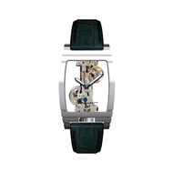Discovery Wolver Bridge Mechanical - Montre homme - Mouvement automatique squelette 2 aiguilles - Bleu