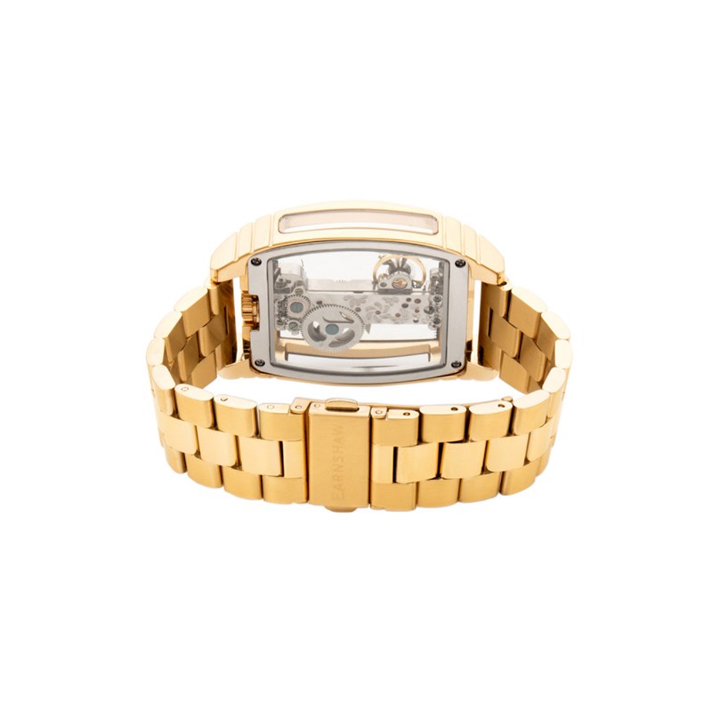 Discovery Wolver Bridge Mechanical - Montre homme - Mouvement automatique squelette 2 aiguilles - Doré - vue 5