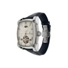 Heritage Kensington Multifonction Automatic - Montre homme - Boitier argent - Bracelet cuir bleu - vue V2