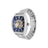 Heritage Beauchamp Skeleton Automatic  - Montre homme - Mouvement automatique squelette 3 aiguilles - Cadran bleu - vue V1