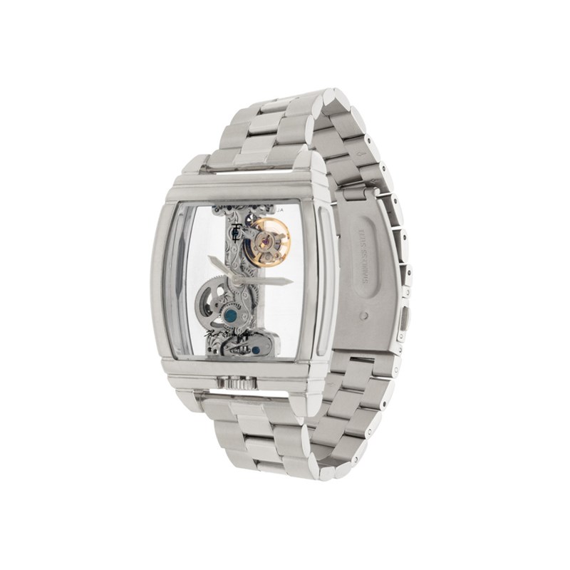 Discovery Wolver Bridge Mechanical - Montre homme - Mouvement automatique squelette 2 aiguilles - Argent - vue 2