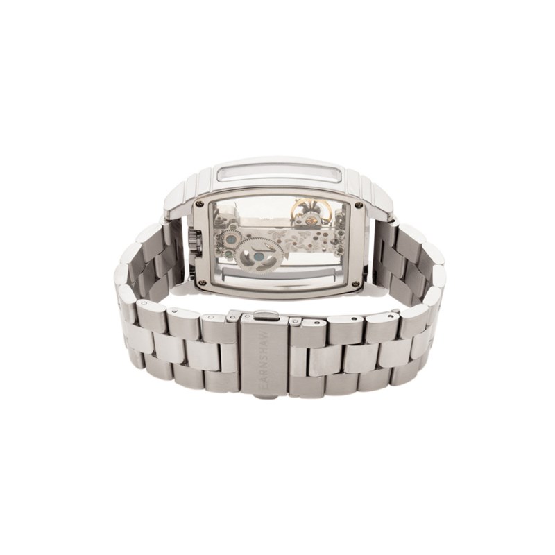 Discovery Wolver Bridge Mechanical - Montre homme - Mouvement automatique squelette 2 aiguilles - Argent - vue 5