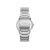 SIMON - Montre Homme - Analogique Mouvement Quartz 3 aiguilles - Boitier rond en métal argenté - Cadran blanc - vue V4