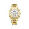 LOUIS - Montre Homme - Analogique Mouvement Quartz Multifonction - Boitier carré en métal - Cadran blanc - vue V1