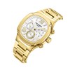 LOUIS - Montre Homme - Analogique Mouvement Quartz Multifonction - Boitier carré en métal - Cadran blanc - vue V2