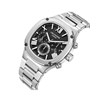 LOUIS - Montre Homme - Analogique Mouvement Quartz Multifonction - Boitier carré en métal - Cadran noir - vue V2