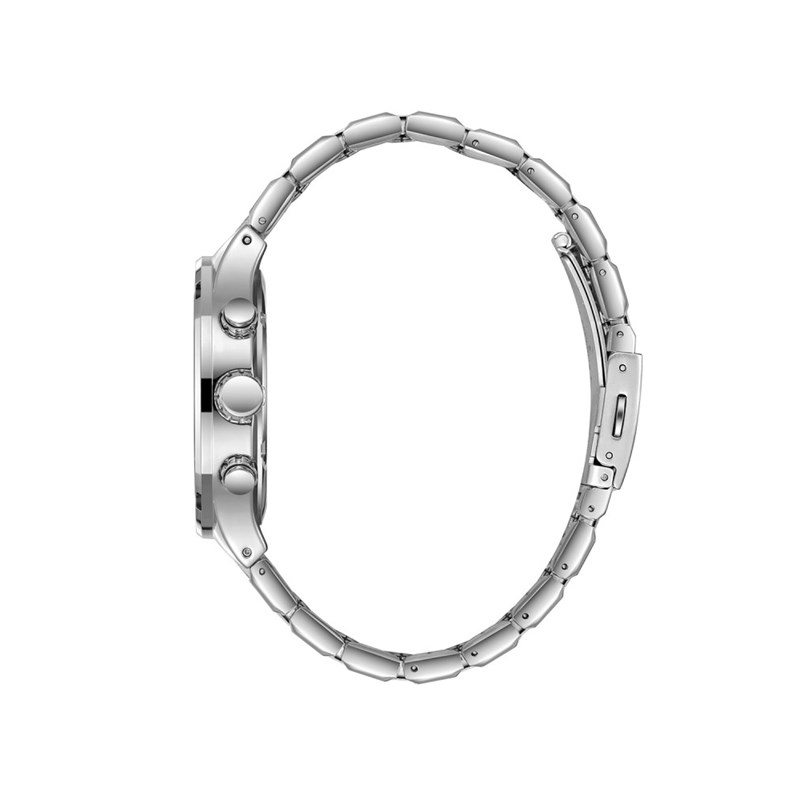 LOUIS - Montre Homme - Analogique Mouvement Quartz Multifonction - Boitier carré en métal - Cadran noir - vue 3