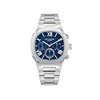 LOUIS - Montre Homme - Analogique Mouvement Quartz Multifonction - Boitier carré en métal - Cadran bleu - vue V1
