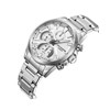 RONALD - Montre Homme - Analogique Mouvement Quartz Multifonction - Boitier rond en métal argenté - vue V2
