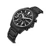 RONALD - Montre Homme - Analogique Mouvement Quartz Multifonction - Boitier rond en métal noir - vue V2