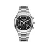 JOSHUA - Montre Homme - Analogique Mouvement Quartz Multifonction - Boitier carré en métal argenté - vue V1