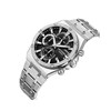 DENNIS -  Montre Homme - Analogique Mouvement Quartz Multifonction - Boitier tonneau en métal - Cadran noir - vue V2