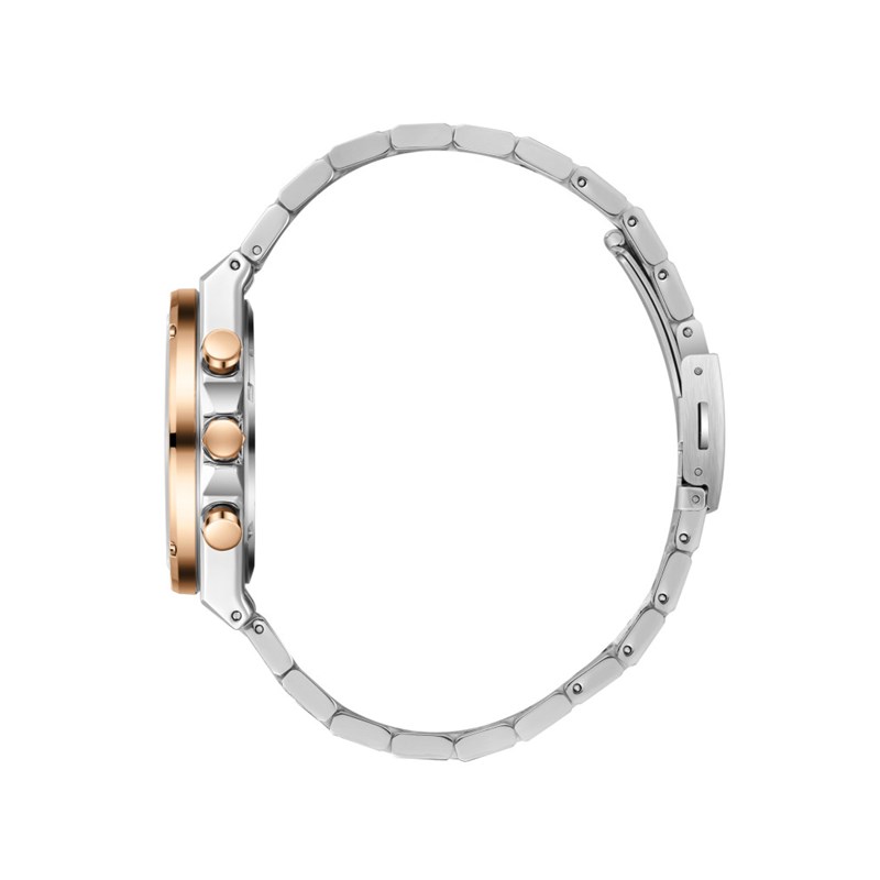 DENNIS -  Montre Homme - Analogique Mouvement Quartz Multifonction - Boitier tonneau en métal - Cadran vert - vue 3