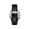 PATRICK - Montre Homme - Analogique Mouvement Quartz Multifonction - Boitier rond en métal argenté - Bracelet noir - vue V4