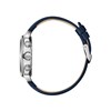 PATRICK - Montre Homme - Analogique Mouvement Quartz Multifonction - Boitier rond en métal argenté - Bracelet bleu - vue V3