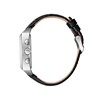 PAUL - Montre Homme - Analogique Mouvement Quartz Multifonction - Boitier tonneau en métal argenté - Bracelet noir - vue V3