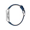 PAUL - Montre Homme - Analogique Mouvement Quartz Multifonction - Boitier tonneau en métal argenté - Bracelet bleu - vue V3