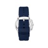 ALBERT - Montre Homme - Analogique Mouvement Quartz Multifonction - Boitier rond en métal argenté - Bracelet bleu - vue V4