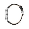 THEODORE  - Montre Homme - Analogique Mouvement Quartz Multifonction - Boitier rond en métal argenté - Cadran noir - vue V3