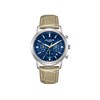 THEODORE  - Montre Homme - Analogique Mouvement Quartz Multifonction - Boitier rond en métal argenté - Cadran bleu - vue V1