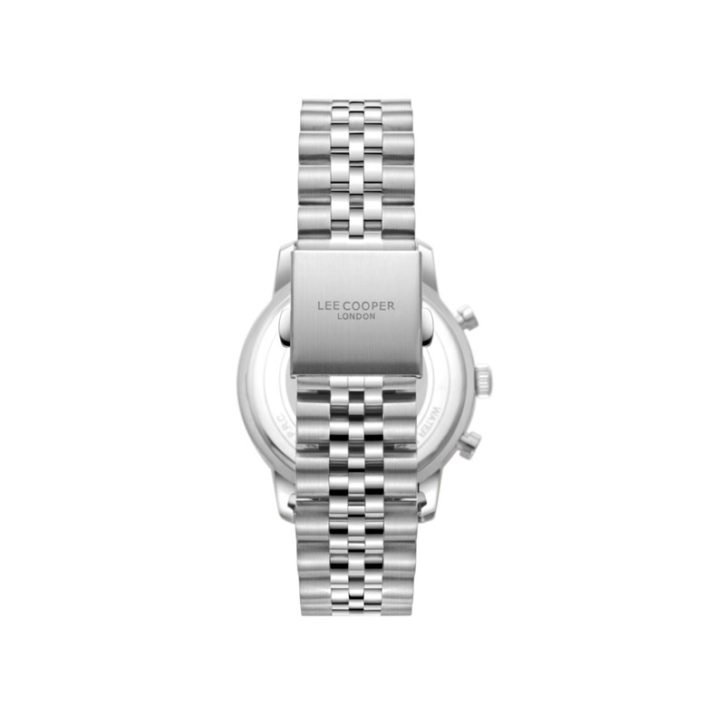 VINCENT - Montre Homme - Analogique Mouvement Quartz Multifonction - Boitier rond en métal argenté - Cadran argenté - vue 4
