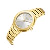 MICHAELA - Montre Femme - Analogique Mouvement Quartz 3 aiguilles - Boitier rond en métal - Bracelet doré - vue V2